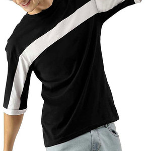 เสื้อยืดโอเวอร์ไซส์พรีเมียมสำหรับผู้ชาย ทรงหลวม ไหล่ตก ผ้าเปล่า รับผลิตแบบ OEM ODM ขายส่ง - Product Image 6