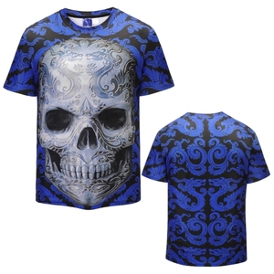 Sublimado impreso media manga cuello redondo hombres camisetas Casual alta calidad diseño personalizado hombres sublimación camisetas 2025 - Product Image 1