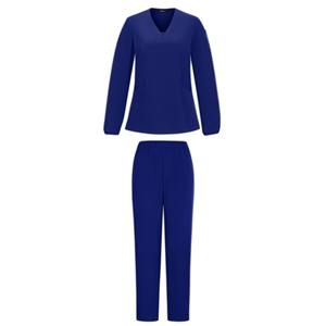 Uniformes de Hospital al por Mayor, Uniformes Médicos de Punto de Poliéster/Algodón, Blusas Médicas, Uniformes de Enfermera Modernos de Manga Larga - Product Image 6