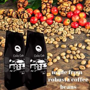 Meilleur prix N°1 Poudre de café Weasel Café Robusta Ajouté HACCP ISO 9001:2015 Fabriqué au Vietnam 500gr/Sachet - Product Image 1
