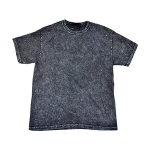 Offre Spéciale Vintage lavage à l'acide T-shirt en gros hommes 100% coton Vintage lavage à l'acide T-shirt blanc surdimensionné O cou séchage rapide t-shirts - Product Image 3