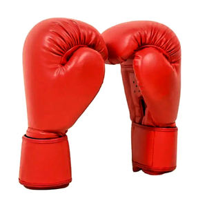 Gants de boxe durables avec logo personnalisé Gants d'entraînement sportif de gymnastique de qualité XL Adultes Protection des mains 6oz 10oz 14oz Fabriqué en cuir PU - Product Image 4