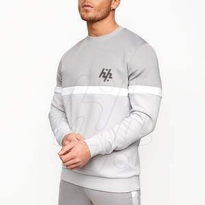 Conjunto de chándal de gimnasio de 2 piezas de talla grande para hombre con diseño personalizado de invierno, productos HUZAIFA transpirables de secado rápido - Product Image 6