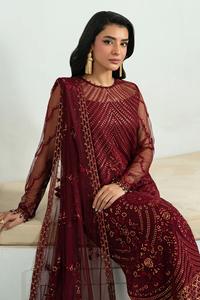 Trajes de fiesta de marca más vendidos Shalwar kameez para mujeres en material de gasa de muy alta calidad con un diseño de bordado muy fino - Product Image 3
