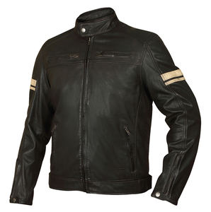 แจ็กเก็ตหนังสีตามสั่งแนวสตรีทสูงสำหรับฤดูหนาวผู้ชายผู้หญิงกันน้ำกันลมขอแนะนำ - Product Image 3