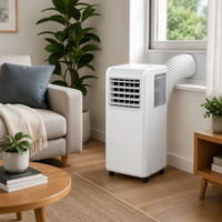 Climatiseur portable 9000 BTU, refroidissement et chauffage, climatiseur mobile 220V 50Hz pour la maison, la chambre et le salon