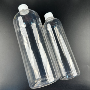 Botella Vacía Transparente de PET Cuadrada de 5ml 10ml 15ml 20ml 30ml con Tapas Blancas - Product Image 2