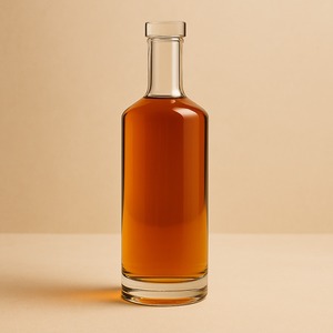 Bendigo 700ml <b>Glass</b> Bottles with Cork Cylinder Shape for Liquor Whisky Vodka <b>Rum</b> Gin Beverages Industry - Product Image 3
