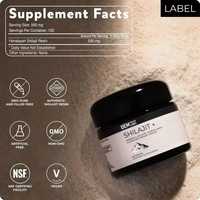 Résine de Shilajit de qualité alimentaire, extraite de montagnes sauvages, extrait végétal avec acide fulvique, extraction liquide-solide du Pakistan par FIT