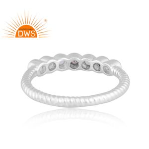 Mejor Venta de plata esterlina fina labradorita natural y piedra de la luna del arco iris anillo de declaración de piedras preciosas fabricante de joyería personalizada - Product Image 4