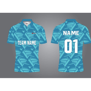 Confortable 100% Polyester tricoté tissu pantalon pantalon pour adultes joueurs de Cricket demi manches col T-shirt uniforme - Product Image 1