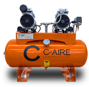 COMPRESOR C-AIRE, S550M Compresor de Aire Industrial Monofásico con Tanque Horizontal en venta - Product Image 2