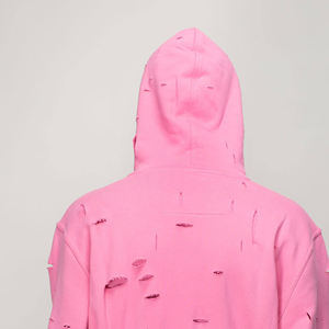 Haute qualité hommes pull à capuche 100% coton Streetwear automne saison usine directe échantillon gratuit tricoté tissu bouffée techniques - Product Image 4