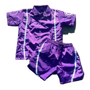 Conjunto de 2 Piezas de Camiseta Polo de Poliéster y Nailon con Botones Personalizados, Pantalones Cortos Deportivos, Traje Deportivo para Hombre, Camisetas con Botones Delanteros, Conjunto Corto Deportivo para Hombre - Product Image 1