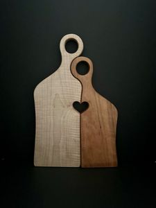 Bloc à découper de luxe de forme irrégulière et de taille personnalisée bloc de boucherie de qualité supérieure planche à découper de charcuterie avec un look incroyable pour les cadeaux - Product Image 6