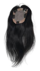 Extensiones de cabello humano virgen indio Base de seda natural de pelos orientales 100% Topper personalizable 8*6 5*5 Todos Los tamaños disponibles - Product Image 2