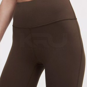Pantalon de jogging évasé à taille élastique, en tissu tricoté doux et respirant, écologique, séchage rapide, coupe ample, design confortable, idéal pour le yoga et le Pilates - Product Image 4