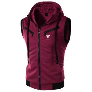 Comfortable Fit <b>Men</b> <b>Sleeveless</b> <b>Hoodies</b> For Stylish Workout Athletic Wear Streetwear Casual Wear <b>Hoodies</b> - Product Image 1