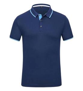 Chemises polo pour hommes T-shirt uni vierge à manches courtes haute qualité 100% polyester T-shirt polo décontracté personnalisé pour hommes - Product Image 5
