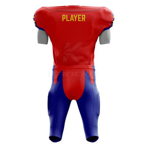 Uniforme de football américain prêt pour le terrain, polyester de haute qualité, toucher doux, respirant, qualité durable, pour les jeux en extérieur et en intérieur - Product Image 2