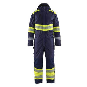 Overol de Seguridad Reflectante de Alta Visibilidad para Trabajo de Invierno, Ropa de Trabajo de Construcción, Overol Impermeable para Hombre - Product Image 4