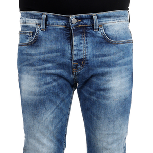 Pantalon jeans pour hommes de marque privée fabriqué en Italie style de mode production italienne pour la vente en gros 98% coton 2% ea - Product Image 2