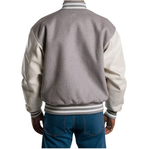 College Baseball jacket for men New Hip Hop Baseball Jacket Men and Women Letters Embroidery Loose Varsity Jackets - Product Image 2