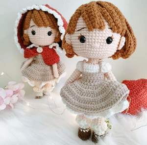 Juguete de peluche Amigurumi hecho a mano, muñeco de ganchillo de punto para niñas y niños, animales de peluche para bebés y niños pequeños, OEM hecho en Vietnam - Product Image 2