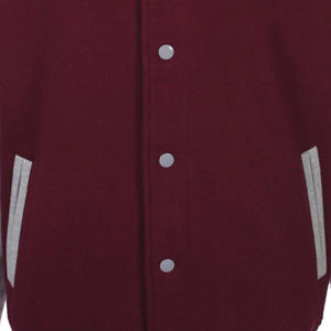 Chaqueta universitaria de alta calidad OEM al por mayor para hombre y mujer, chaqueta universitaria de béisbol para hombre y mujer - Product Image 4