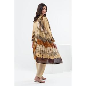 Traje de chifón beige de 3 piezas sin costuras para mujer, para uso diario - Product Image 3