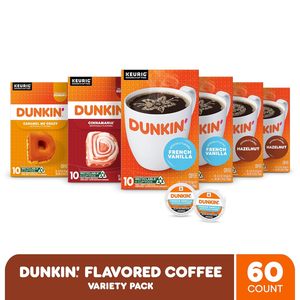 Paquete Variado de Café de Sabores Mixtos Dunkin', 60 Cápsulas K-Cup de Keurig - Product Image 3