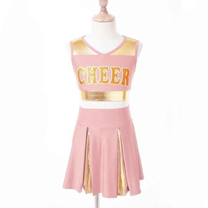 Uniforme de joie personnalisé avec tissu évacuant l'humidité et options de couleurs vives, parfait pour les équipes de cheer compétitives et l'école - Product Image 1