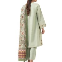 Ensemble de vêtements ethniques pour femmes, shalwar kameez en mousseline de soie de luxe, trois pièces, brodé, tenue de soirée formelle pour femmes, avec doublure et pantalon