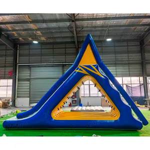 Módulos de Parque Acuático de Alta Calidad para Exteriores, Tobogán Inflable Triangular Flotante, Tobogán Acuático Inflable para Jugar en <span class=keywords><strong>el</strong></span> Parque Acuático - Product Image 2