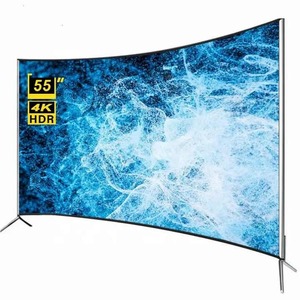 Téléviseur intelligent LED incurvé Full HD HDTV 55 pouces d'origine NEWW, système d'exploitation Android, haut-parleur intégré, 60 Hz, noir - Product Image 2