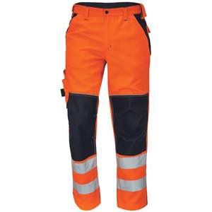 Multi Poches Vente en Gros Orange Noir Extérieur Sécurité Pantalon de Travail Réfléchissant Hommes Nouveau Design Hi Vis Workwear Cargo Offre Spéciale Pantalon - Product Image 5