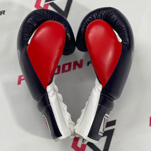 Fabrication de gants de boxe sur mesure de haute qualité, fabriqués en cuir véritable, gants de boxe de compétition personnalisés - Product Image 4