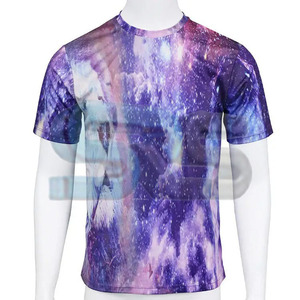 Camiseta de algodón 100% con sublimación de último diseño para hombre, ropa de moda de poliéster de secado rápido con estampado de ajuste holgado - Product Image 4