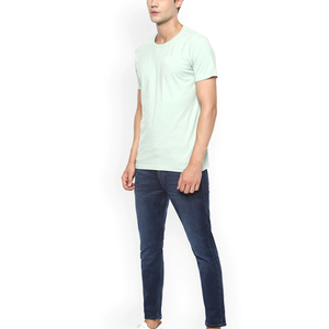 Meilleur design 2023 – T-shirts décontractés pour hommes à col uni – Personnalisables en soie/coton flanelle à manches courtes coupe classique - Product Image 4