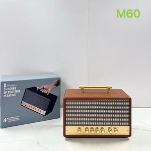 Enceinte Bluetooth Rétro Vintage M60 avec Basses Puissantes de 4 Pouces, Support Téléphone, Décoration de Bureau et Audio Domestique – Vente en Gros - Product Image 6