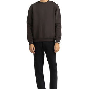 Hombres Fleece Cuello Redondo Manga Larga Regular Fit Warm Pullover Hoodie Athletic Casual Color Sólido Sudaderas - Product Image 4