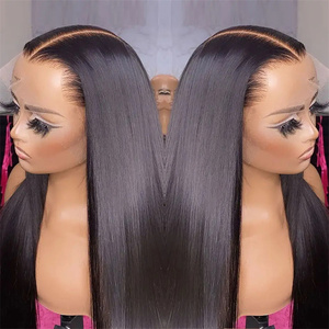 13x4 HD con người lair ren phía trước tóc giả, nguyên liệu tóc lớp biểu bì phù hợp tóc tóc giả ren phía trước tóc giả, đầy đủ ren tóc giả cho phụ nữ da đen - Product Image 2