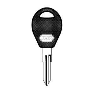 Chiave per Veicolo in Plastica, Nera, Dat-10.P - Product Image 1
