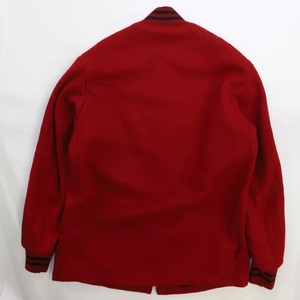 Chaqueta cortavientos de invierno informal para hombre, cuello levantado, diseño universitario Letterman, Mangas de piel sintética, patrón de punto, cierre de Bombardero - Product Image 3