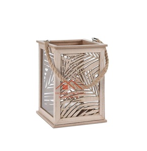 Faroles de Madera para Eventos y Bodas, Faroles Vintage de Diseño Atractivo, Farol de Bambú Natural Decorativo - Product Image 1