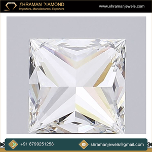 Haute qualité 2 CTS princesse coupe laboratoire diamants cultivés VVS2 H couleur GIA certifié pierre en vrac pour la fabrication de bijoux de fiançailles - Product Image 5