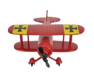 Modelo de Avión Biplano Boeing Rojo con Hélice Negra, Soporte OEM, Modelos a Escala Decorativos, Artesanía en Metal, Recuerdo, Regalo - Product Image 6