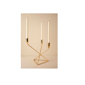 Four Arms Candle Holder Design and Shiny Finishing Design Highly Decorative Candle <b>Stick</b> Holder Handmade Indoor Decorative - Product Image 5