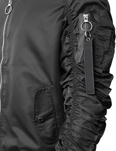 เสื้อกันลมกันลมสำหรับผู้ชายแจ็คเก็ตกันหิมะสำหรับฤดูหนาวแขนเต็มน้ำหนักเบามีสไตล์ - Product Image 4