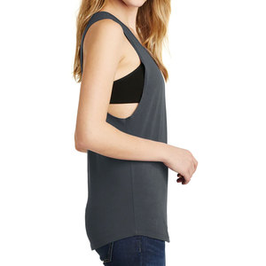 Débardeur gris foncé pour femmes Débardeur respirant pour femmes - Product Image 3